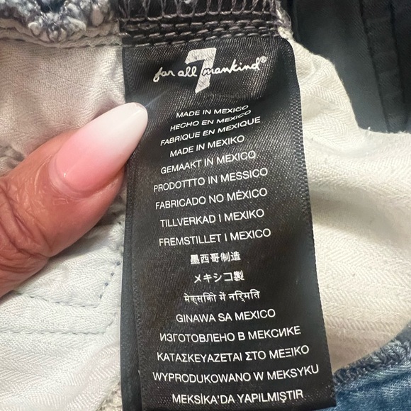 7 For All Mankind Light Blue Wide Leg Jeans. Size 25. Great Fit! - Picture 5 of 7